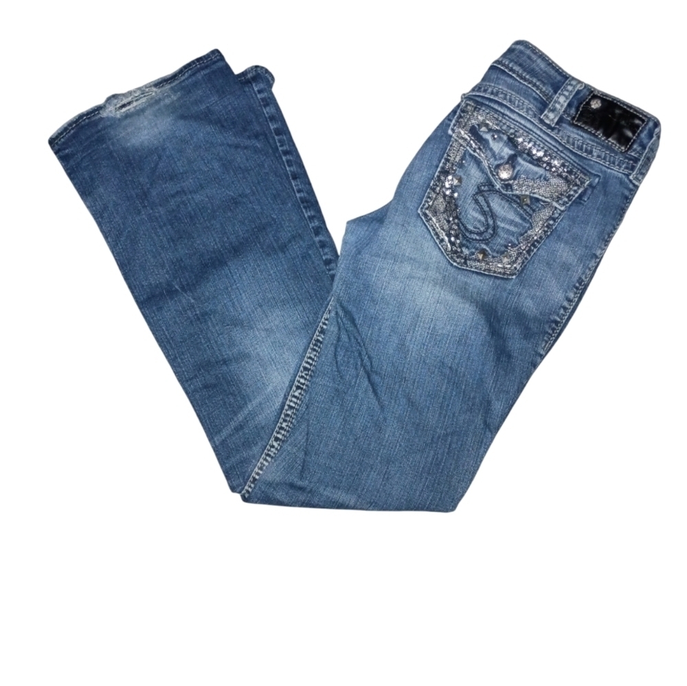 Silver Suki Bootcut Jeans Size 30